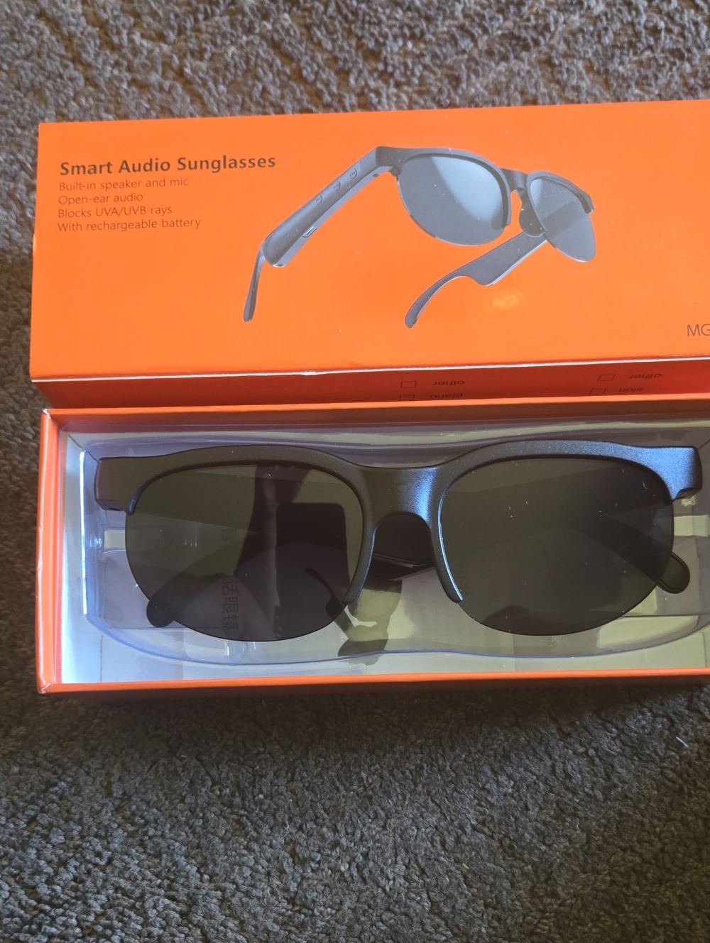 Sunglasses Bluetooth Speaker Sunglasses - Black